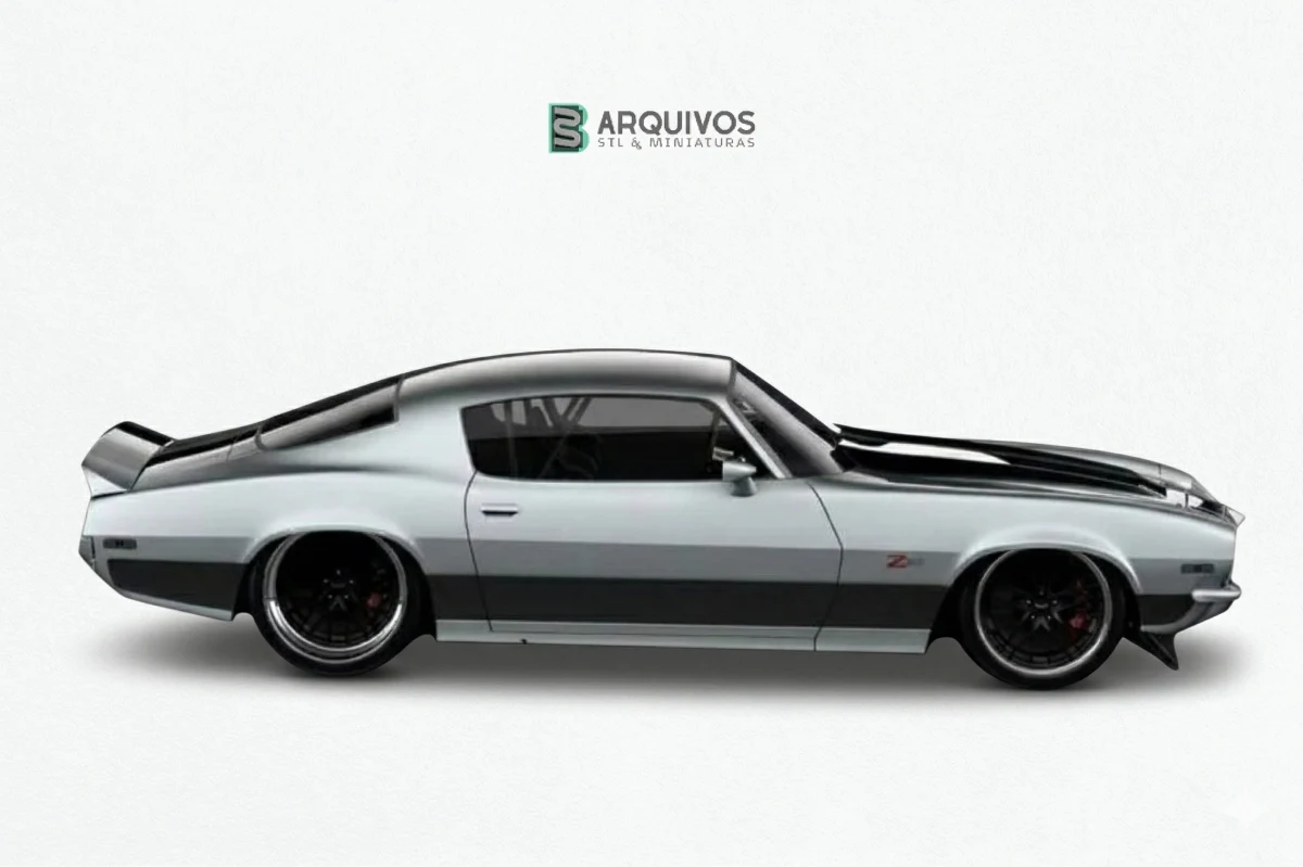 Modelo 3D STL - Chevrolet Camaro ProTouring 1970 — foto 4